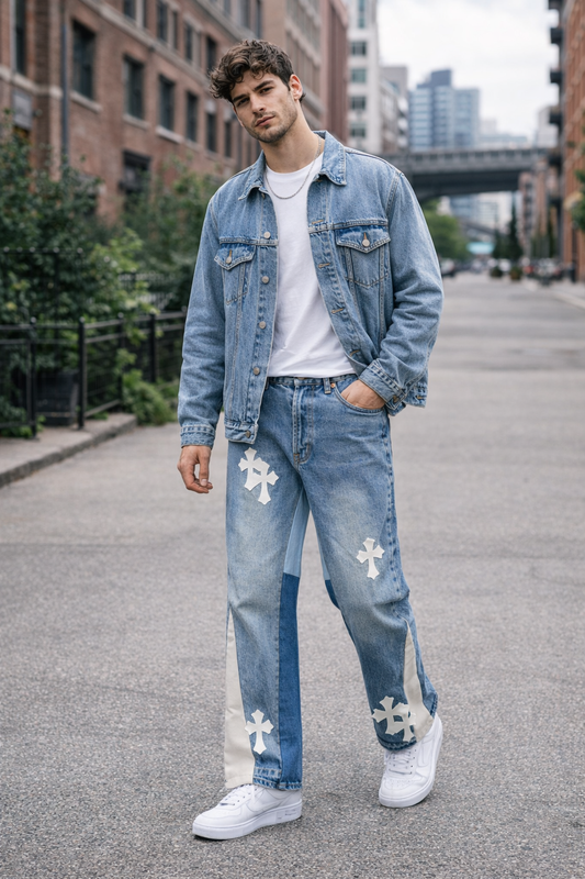Vaqueros con Estampado - LS